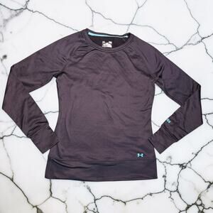 Under Armour Women's Large ColdGear Base 2.0 Long Sleeve Thermal Shirt Black
